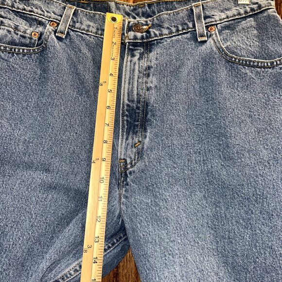 Levi's 550 16 Reg. L Relaxed Fit Tapered Leg Medium Wash Jeans Denim Work - Picture 8 of 10